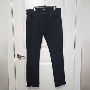 PAIGE Men's 34 FEDERAL Slim Straight Dark Wash Jeans
